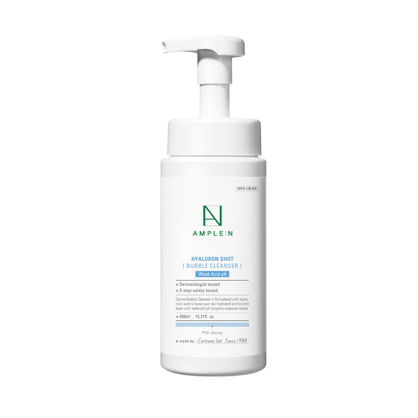 AMPLE:N Limpiador Facial Espumoso Ácido Hialurónico (450 ml)