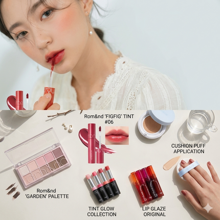 rom&d y FMGT: el maquillaje K-beauty que cuida mientras embellece