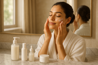 Productos de cuidado facial para limpiar, hidratar y proteger la piel naturalmente