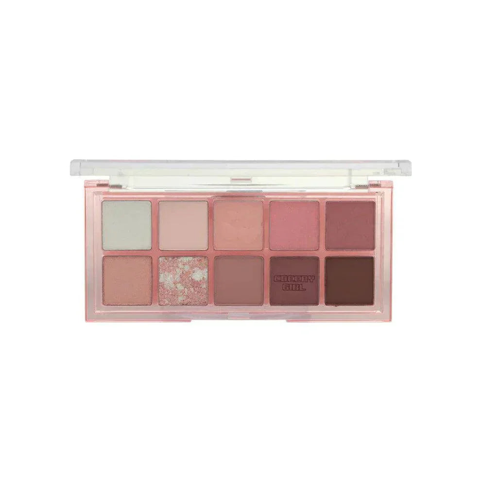 Paleta de sombras rom&nd con tonos románticos y efecto glow para maquillaje natural y sofisticado