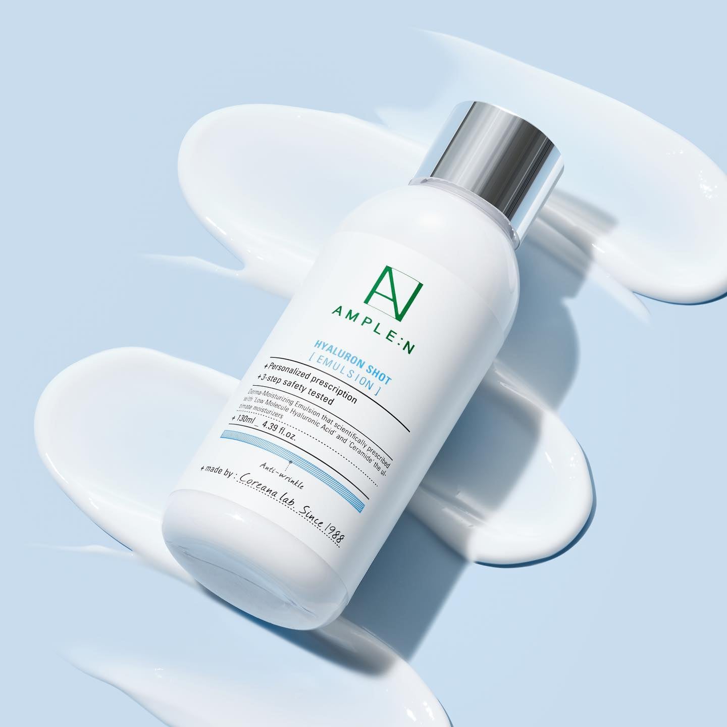 AMPLE:N Crema Facial Fluida Hidratante Ácido Hialurónico (130 ml)