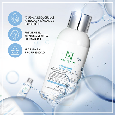 AMPLE:N Crema Facial Fluida Hidratante Ácido Hialurónico (130 ml)