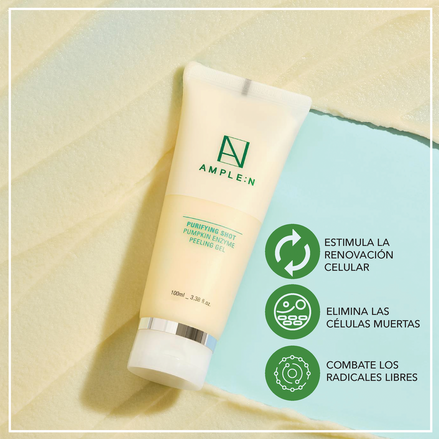 AMPLE:N Exfoliante Facial de Calabaza (100 ml)