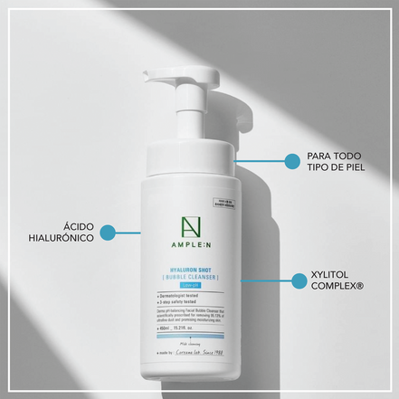AMPLE:N Limpiador Facial Espumoso Ácido Hialurónico (450 ml)