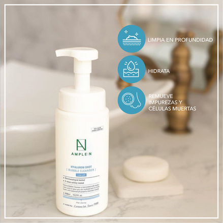 AMPLE:N Limpiador Facial Espumoso Ácido Hialurónico (450 ml)