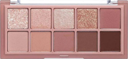 Paleta de sombras rom&nd con tonos sedosos y efecto glow para maquillaje natural y sofisticado