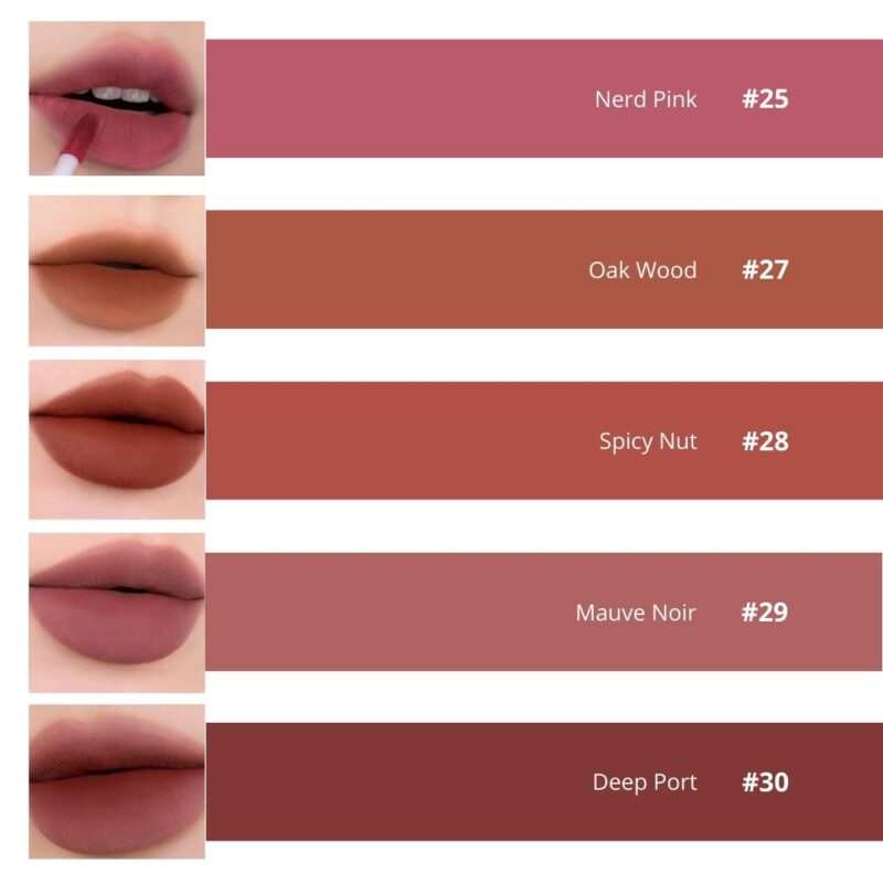 ROM&ND Zero Velvet Tint – Labial Mate Coreano Larga Duración