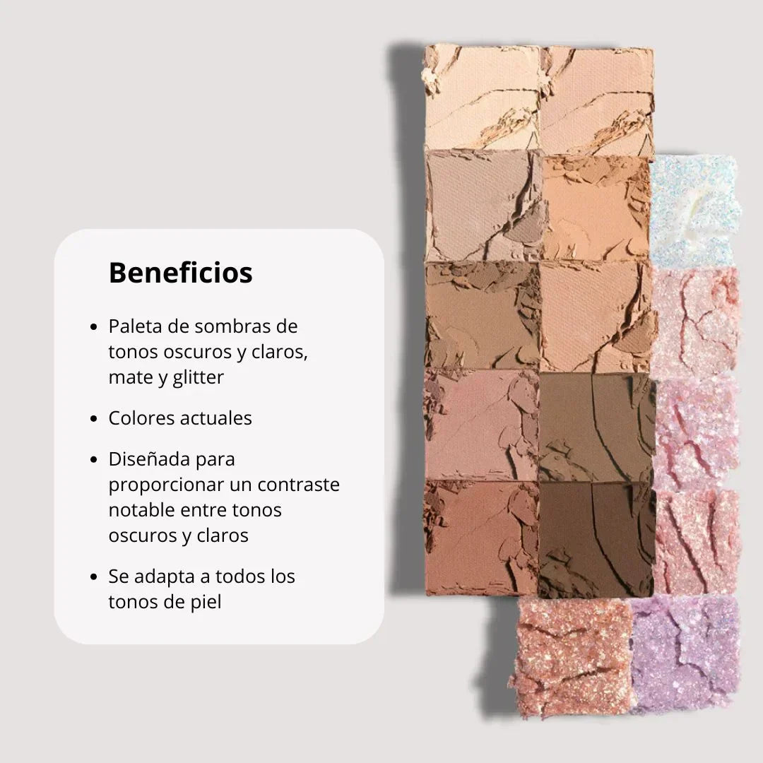 Paleta de sombras rom&nd Better Than Palette con tonos mate y glitter para un look coreano sofisticado y duradero