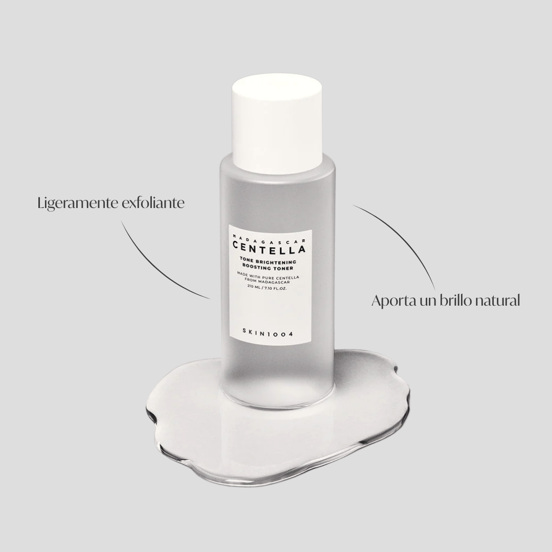 Skin1004 Tónico Madagascar Centella para piel sensible y mixta, ilumina y calma la piel con centella asiática al 90%