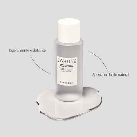 Skin1004 Tónico Madagascar Centella para piel sensible y mixta, ilumina y calma la piel con centella asiática al 90%