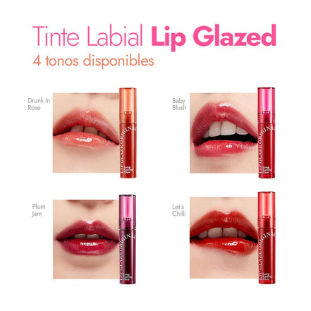 Textura Lip Glaze FMGT — brillo labial voluminoso acabado cristal k-beauty