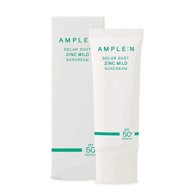 Protector solar mineral SPF 50 PA++++ en crema AMPLEN 40ml para piel sensible y grasa