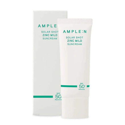 Protector solar mineral SPF 50 PA++++ en crema AMPLEN 40ml para piel sensible y grasa