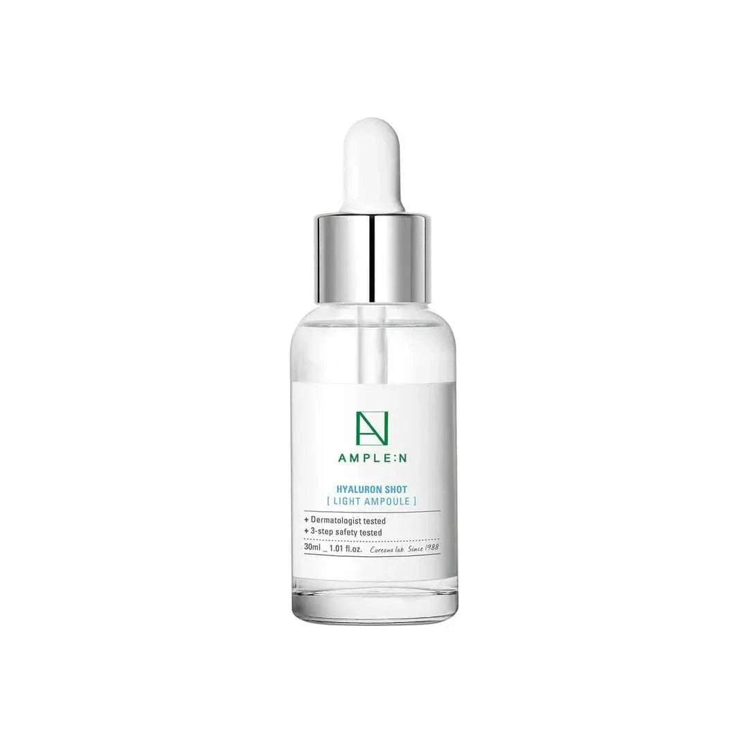 Botella de Sérum Facial Ultra Fluido antiedad con ácido hialurónico para piel mixta y grasa