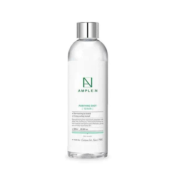 Tónico Astringente Amplen AHA y BHA 600ml para control de grasa y poros limpios