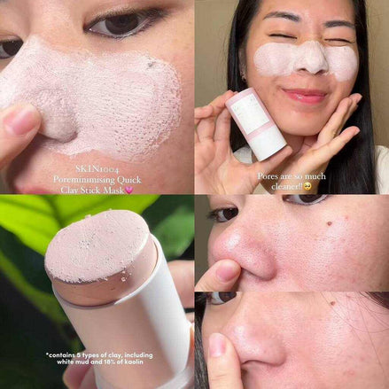Textura mascarilla barra SKIN1004 — arcilla centella asiática para piel grasa y mixta